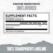 Creatine Monohydrate - Unflavored