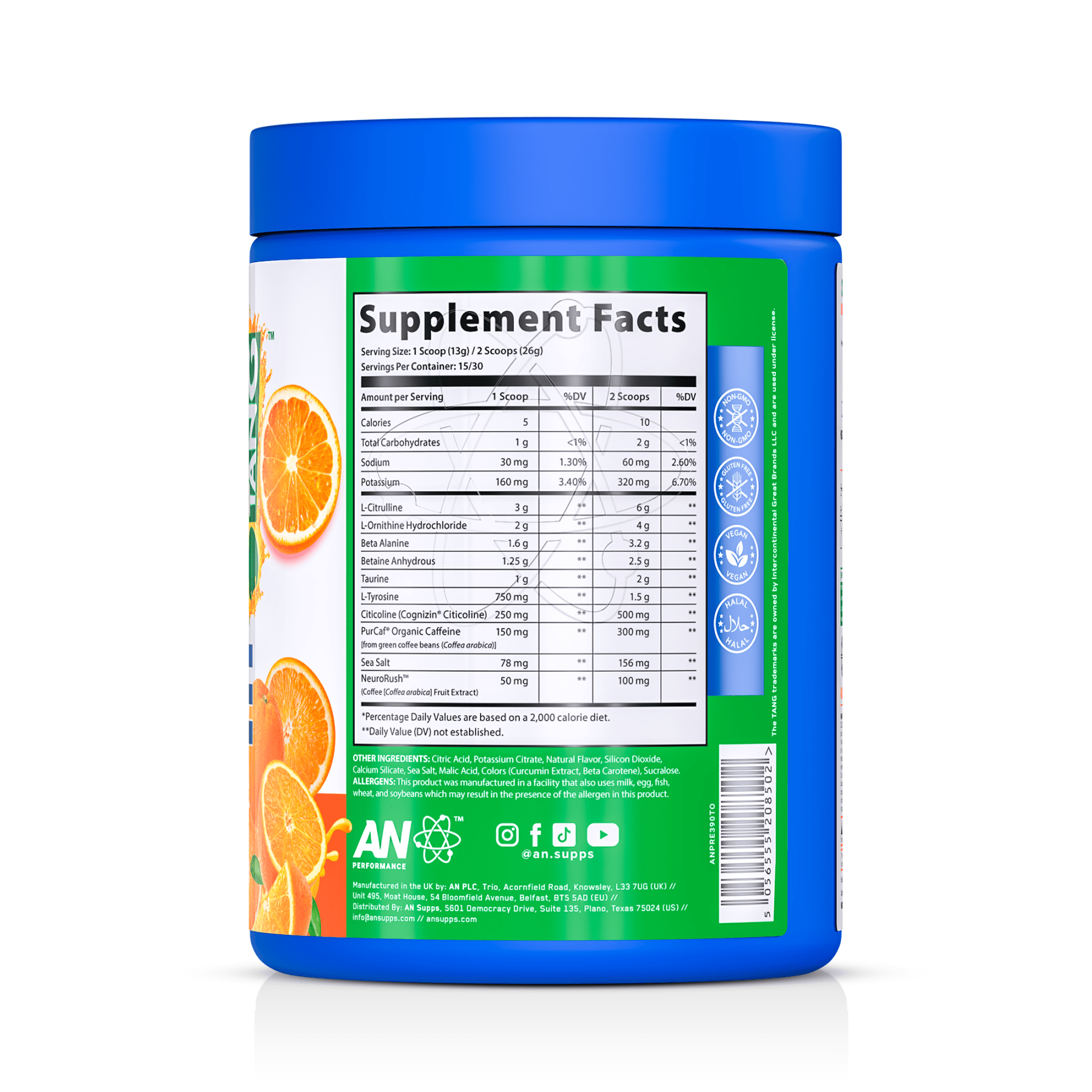 Tang | AN Performance Pre - Workout - AN Supps