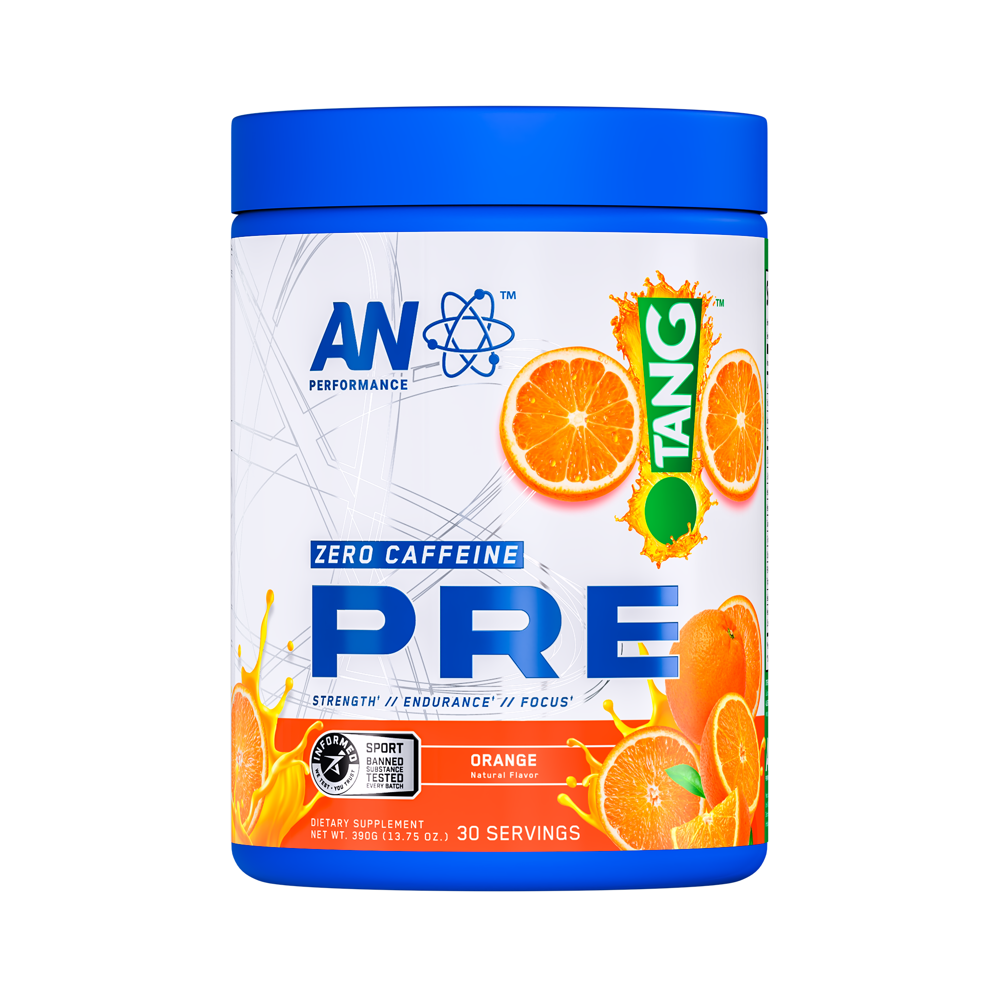 AN Performance x Tang Zero-Caffeine Pre-Workout