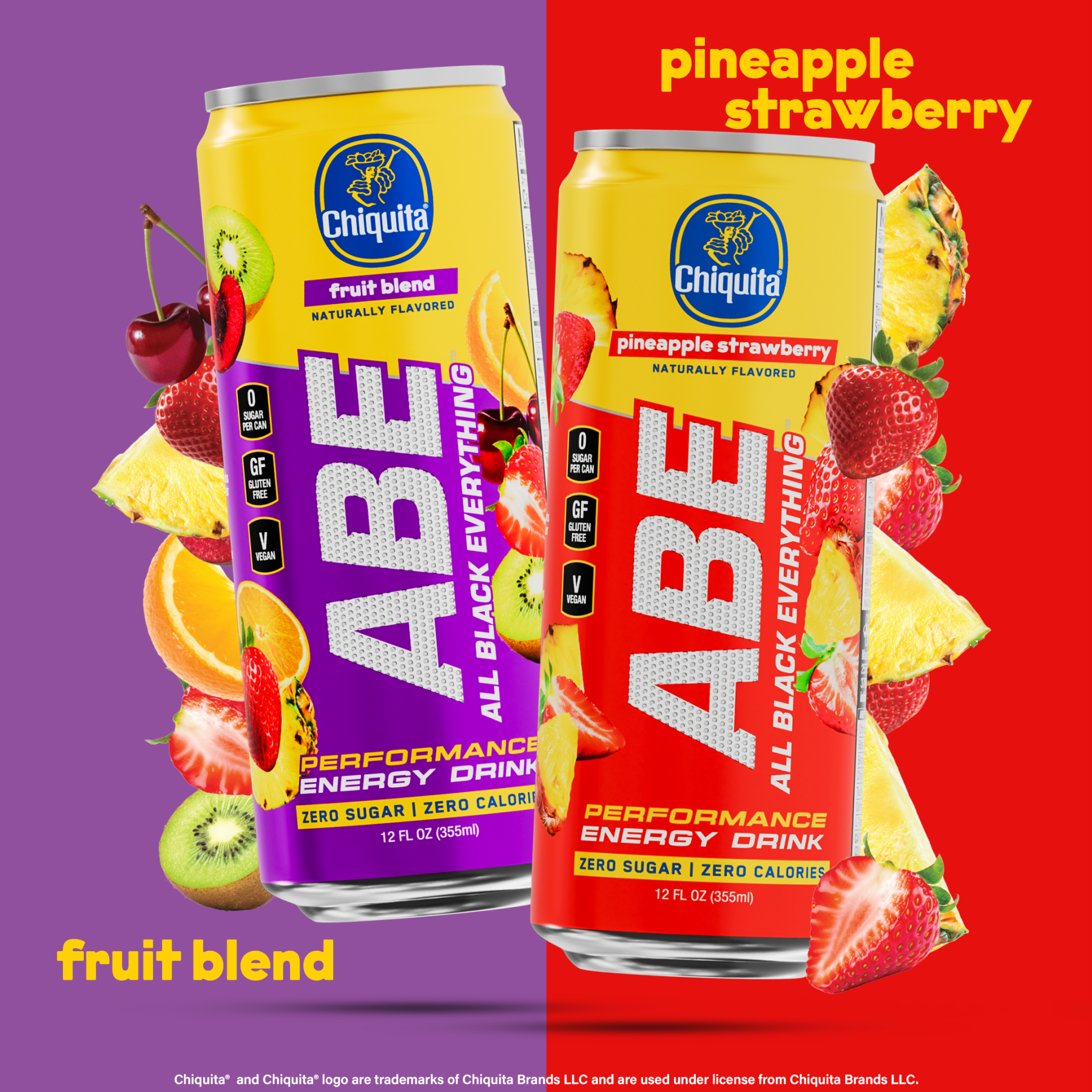 ABE x Chiquita® Performance Pre - Workout Drink - Fruit Blend - AN Supps
