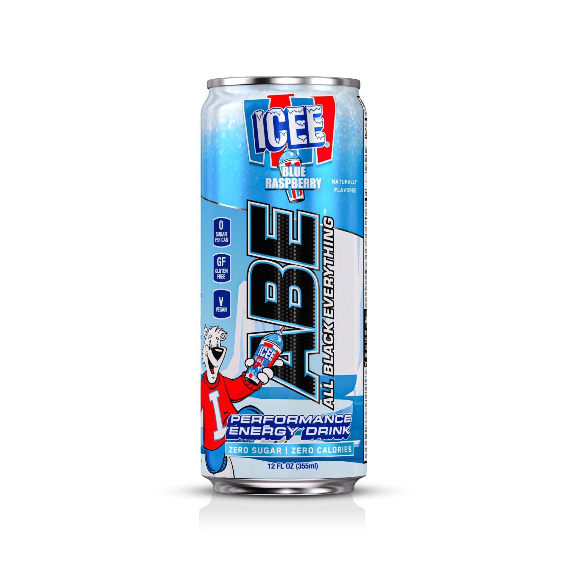 ABE x ICEE® Performance Pre - Workout Drink - Blue Raspberry - 12 Pack - AN Supps