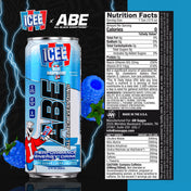 ABE x ICEE® Performance Pre - Workout Drink - Blue Raspberry - 12 Pack - AN Supps