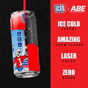 ABE x ICEE® Performance Pre - Workout Drink - Cherry - 12 Pack - AN Supps