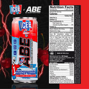 ABE x ICEE® Performance Pre - Workout Drink - Cherry - 12 Pack - AN Supps