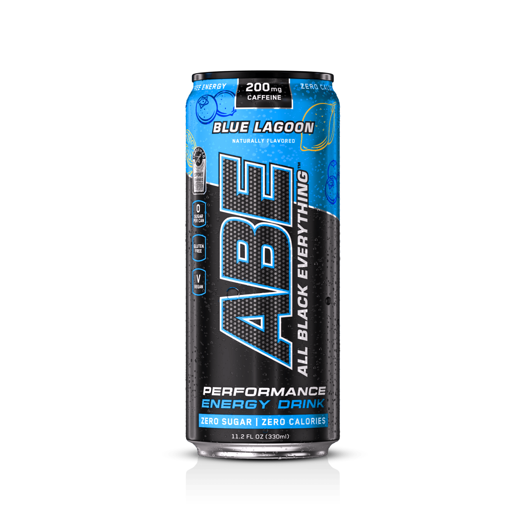 ABE Performance Pre - Workout Drink - Blue Lagoon - 12 Pack - AN Supps