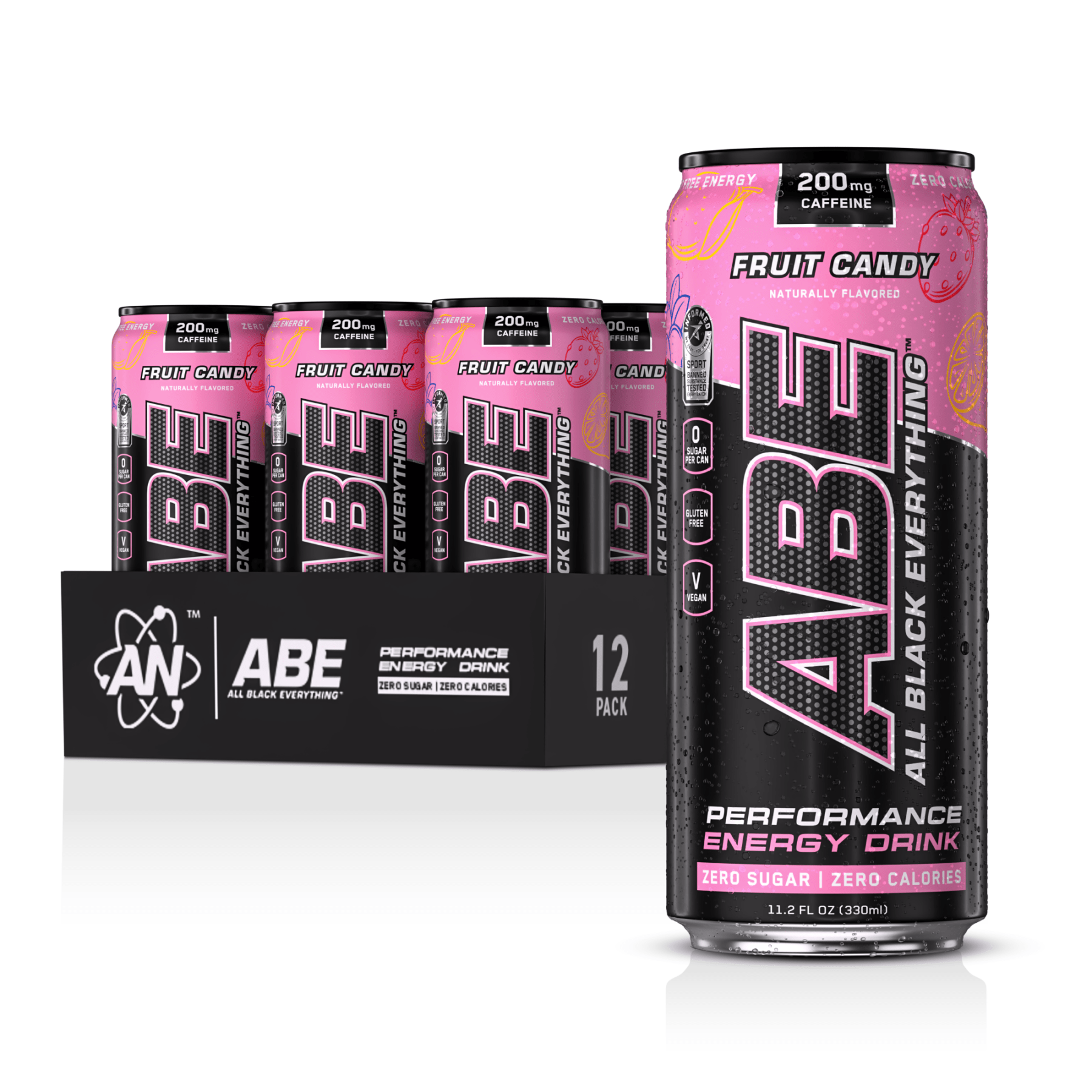 ABE Performance Pre - Workout Drink - Fruit Candy - 12 Pack - AN Supps