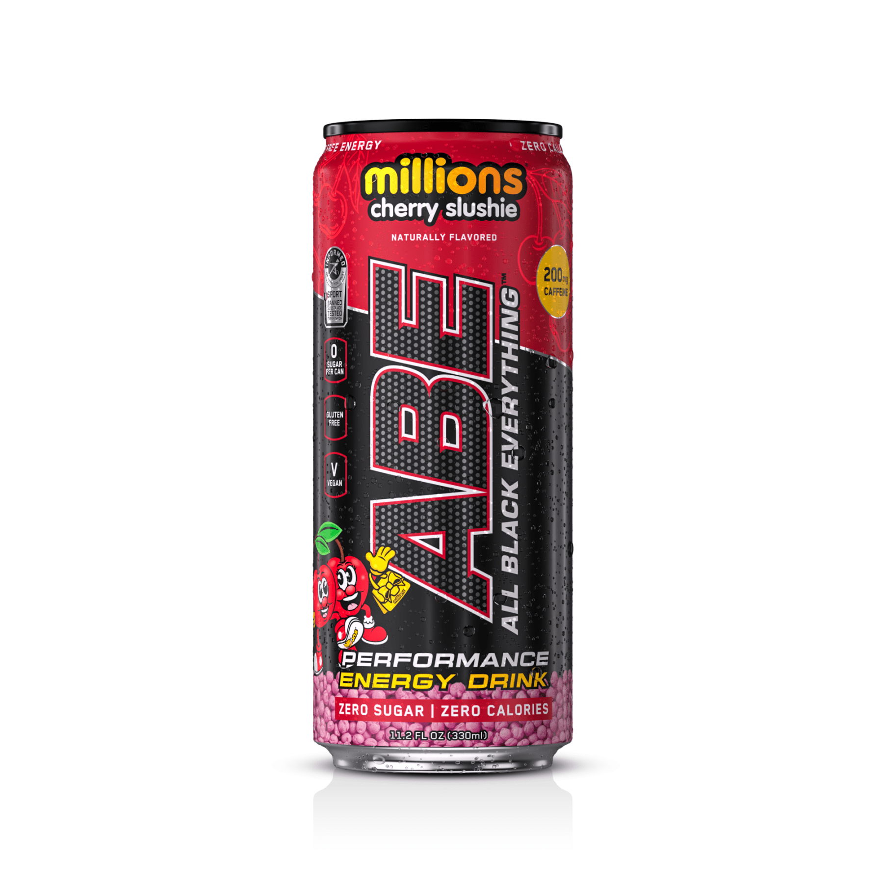 ABE Performance Pre - Workout Drink - Millions Cherry Slushie - 12 Pack - AN Supps