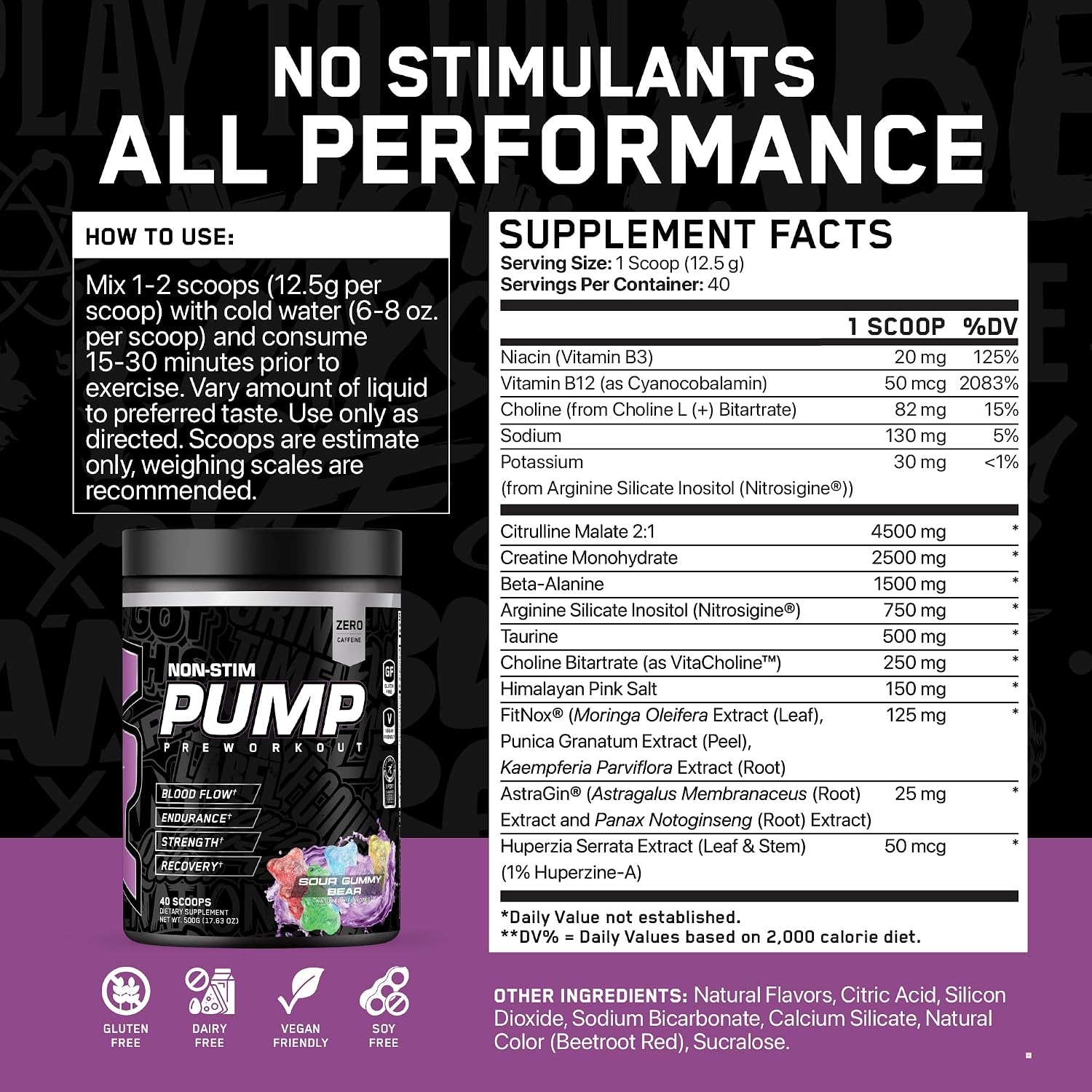 ABE Pump - Zero-Stim Preworkout