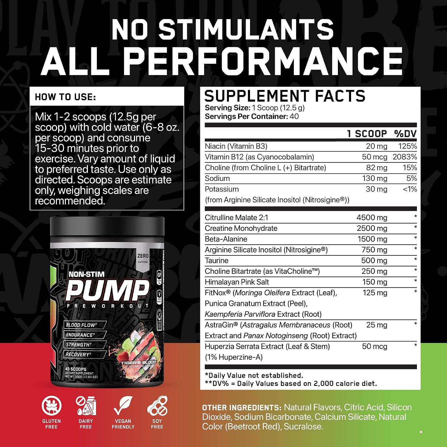 ABE Pump - Zero-Stim Preworkout